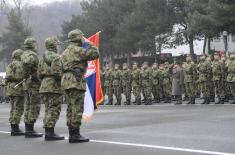 December class of soldiers took the oath