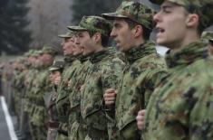 December class of soldiers took the oath