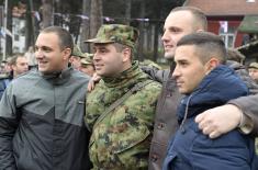 December class of soldiers took the oath