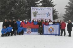 Preparations of the military skiers for the Winter Military Olympics