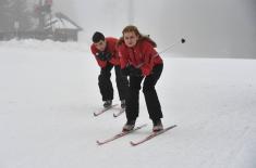 Preparations of the military skiers for the Winter Military Olympics