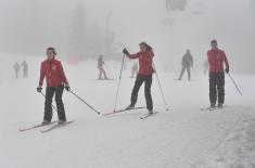 Preparations of the military skiers for the Winter Military Olympics