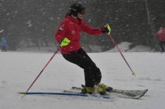 Preparations of the military skiers for the Winter Military Olympics