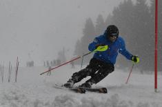 Preparations of the military skiers for the Winter Military Olympics