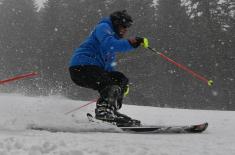 Preparations of the military skiers for the Winter Military Olympics