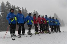 Preparations of the military skiers for the Winter Military Olympics