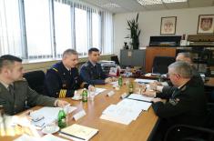 Enhancement of cooperation with Defence Attachés accredited in the Republic of Serbia