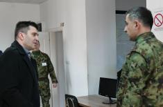 Defence Minister pays unannounced visits to 204th Aviation Brigade and Military Academy