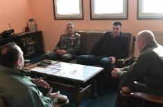 Defence Minister pays unannounced visits to 204th Aviation Brigade and Military Academy
