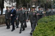 Minister Đorđević and General Diković Visited the Injured Members of the Serbian Armed Forces
