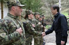 Обилазак Заједничких снага и база у Копненој зони безбедности