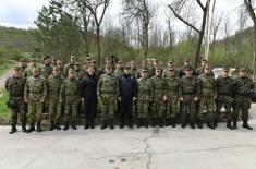 Обилазак Заједничких снага и база у Копненој зони безбедности