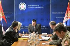 Defence Minister met with representatives of the Military Unions