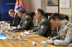 Састанак министра одбране са представницима војних синдиката