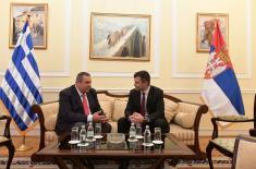 Meeting of Serbian and Greek Defence Ministers