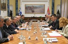 Sastanak ministara odbrana Srbije i Grčke