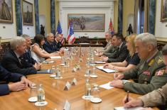 Meeting of the Minister of Defence with the Commander of the National Guard of Ohio