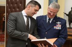 Meeting of the Minister of Defence with the Commander of the National Guard of Ohio