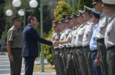 Minister Vulin in the Training Command of Serbian Armed Forces