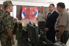 Minister Vulin in the Training Command of Serbian Armed Forces