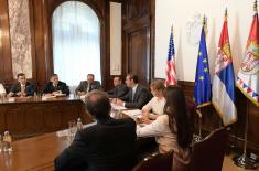 President Vučić Received the Delegation of the Armed Forces of the United States of America