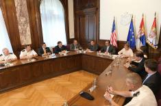 President Vučić Received the Delegation of the Armed Forces of the United States of America