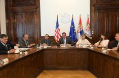 President Vučić Received the Delegation of the Armed Forces of the United States of America