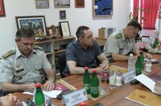 Minister Vulin with the Representatives of Chaplains Service