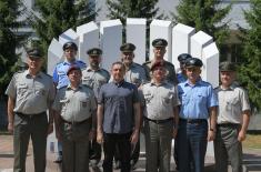 Minister Vulin with the Representatives of Chaplains Service