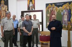 Minister Vulin with the Representatives of Chaplains Service