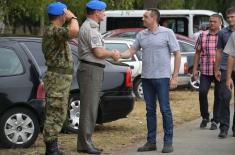 Minister Vulin on the Set of the TV Serial “Nemanjići“