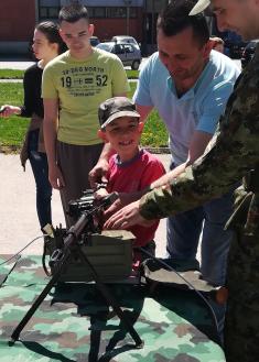 Displays of Arms and Military Equipment Presented in the Eve of the Day of the Serbian Armed Forces