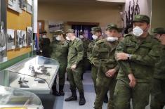 Members of the Russian expert teams visit the Military Museum