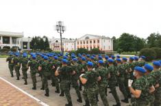 Members of the Guard of the Serbian Armed Forces in the Full Swing of Preparations for the Moscow Victory Day Parade