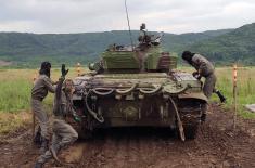 Pripreme tenkovskih posada za učešće na Međunarodnim vojnim igrama