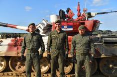 Serbian Armed Forces in Tank Biathlon semi-finals