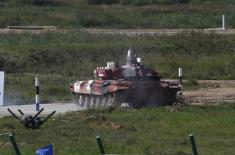 Serbian Armed Forces in Tank Biathlon semi-finals