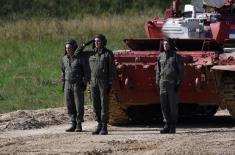 Serbian Armed Forces in Tank Biathlon semi-finals