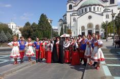 Članovi Ansambla "Krasnaja zvezda" obišli kulturne znamenitosti Beograda
