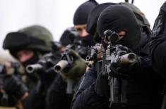 Exercising neutralizing a terrorist group at Orešac