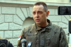 Minister Vulin: Serbian Armed Forces take  care of all their members