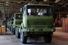 Nine new FAP trucks for the Serbian Armed Forces