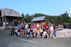 Communion of the winners of “A Letter to a Soldier-Warrior” campaign on Mt. Tara