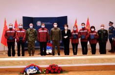  Military service medals to the doctors of the Chinese medical team