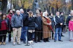 Почасна паљба поводом Дана примирја у Првом светском рату 