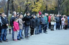 Почасна паљба поводом Дана примирја у Првом светском рату 