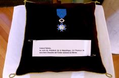 Colonel Rašeta Received the French National Order of Merit