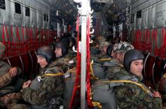 Serbian and American Paratroopers Carried Out the Jumps