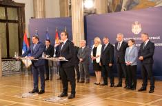 Predsednik Vučić: Opredeljeni smo za dijalog, očuvanje mira i stabilnosti