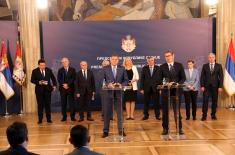 Predsednik Vučić: Opredeljeni smo za dijalog, očuvanje mira i stabilnosti